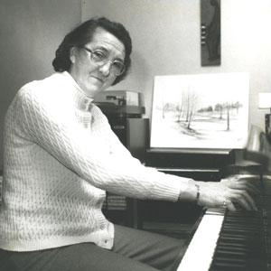 Odette pianiste
